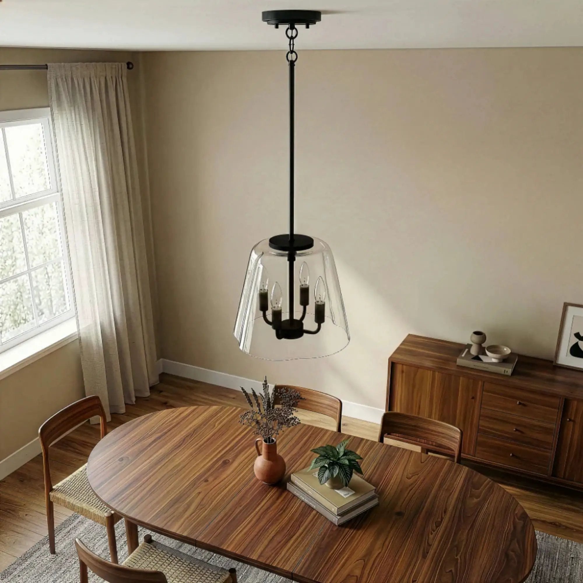 Soiree - 4 Candle Lights Pendant by Unique Piece Furniture