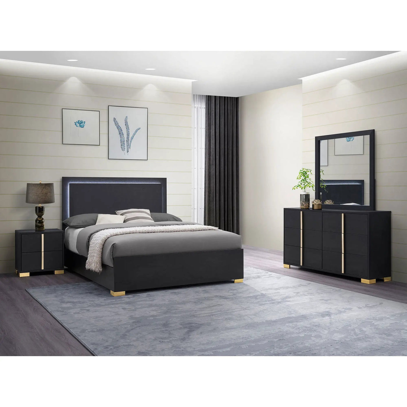 Medici - LED Bedroom Set by HouseOfZazla