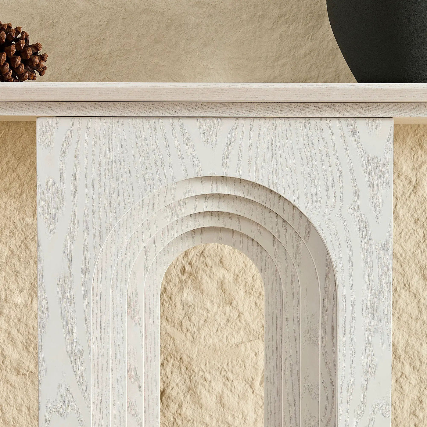 47.24 Inch Entryway Table with Unique Loopback Design by HouseOfZazla