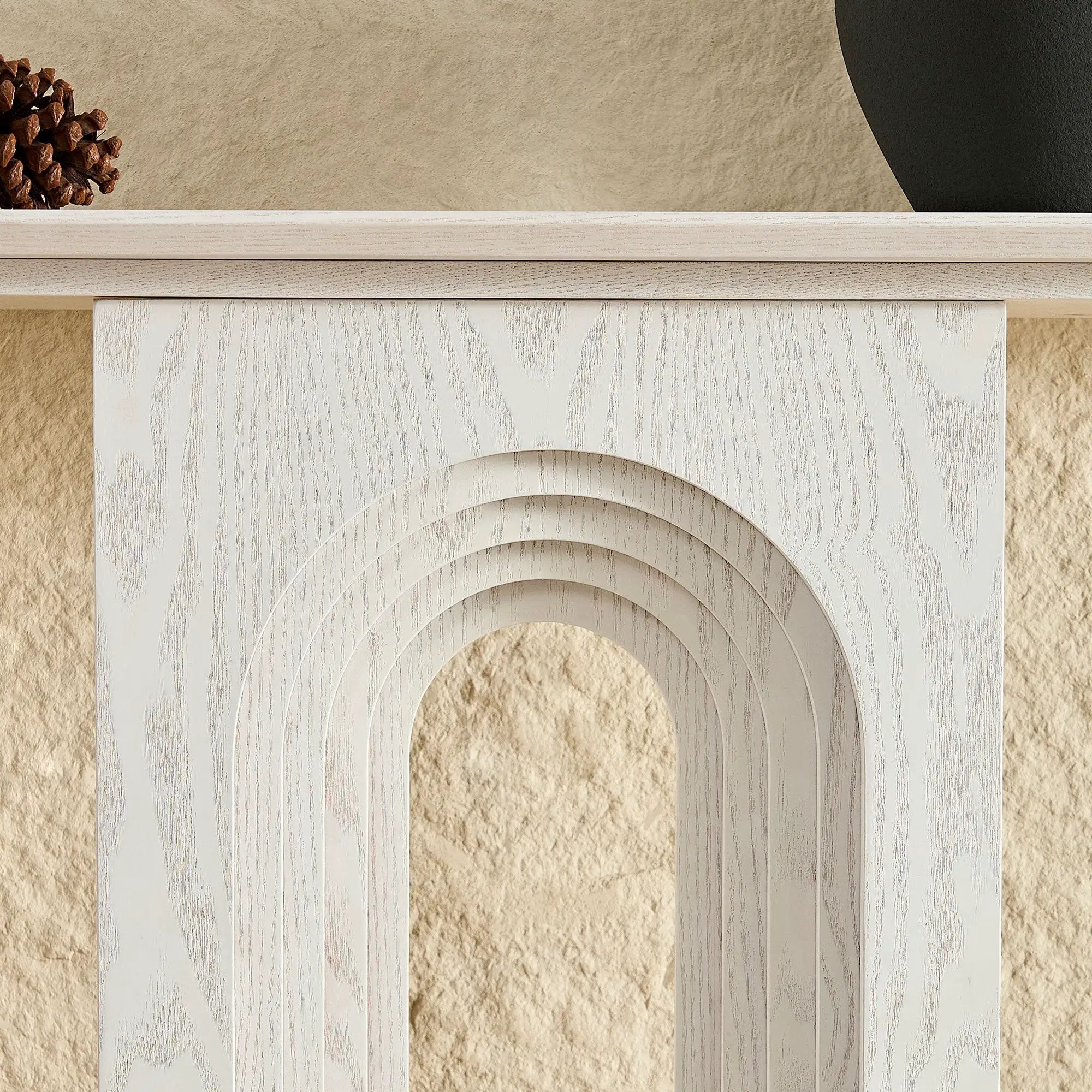 47.24 Inch Entryway Table with Unique Loopback Design by HouseOfZazla