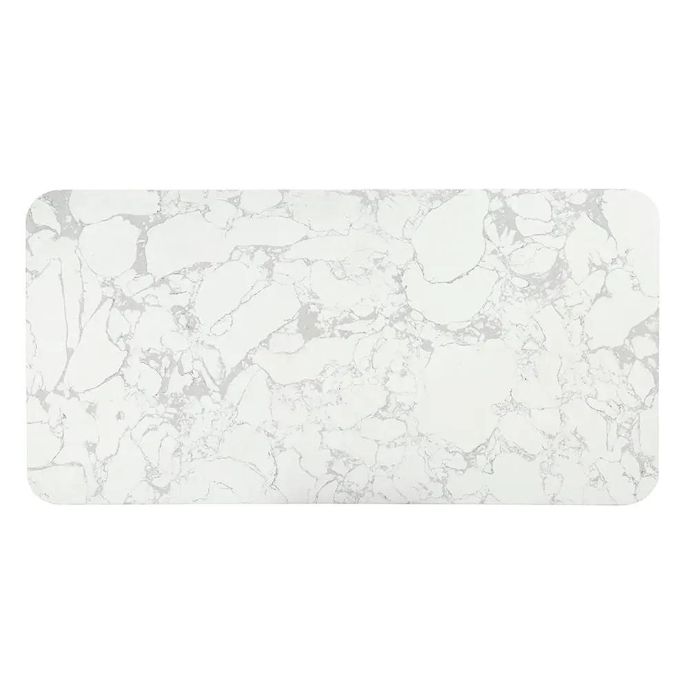 Clayten - Dining Table With Marble Top - White Natural Marble Top & Espresso by Unique Piece Furniture