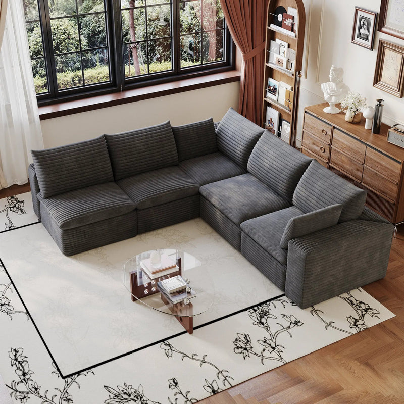 Cloud Sofa - Modular Design with Removable Cushions by HouseOfZazla