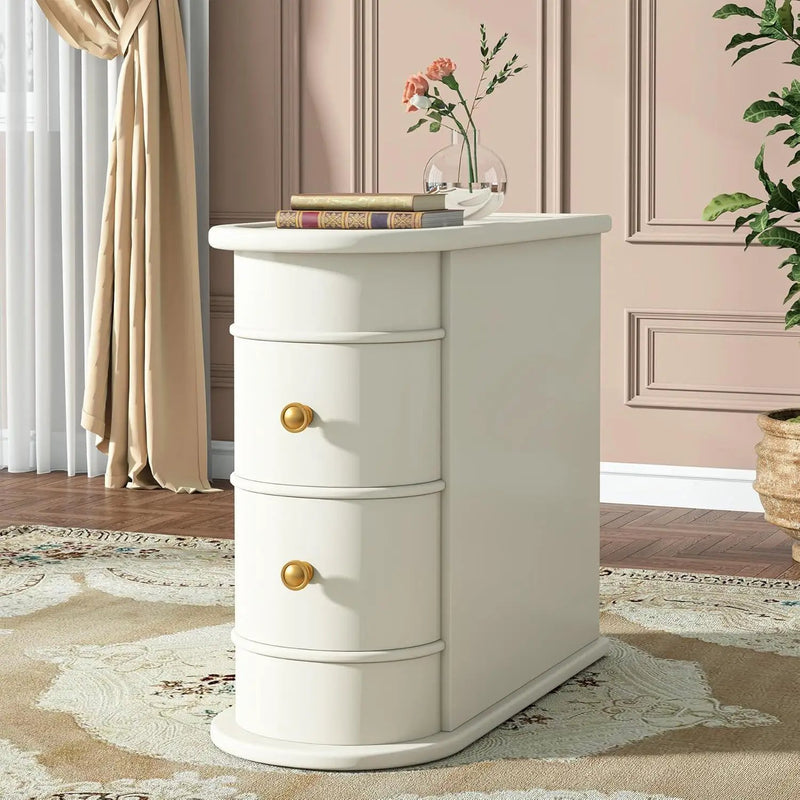 Narrow 2 Drawer End Table by HouseOfZazla