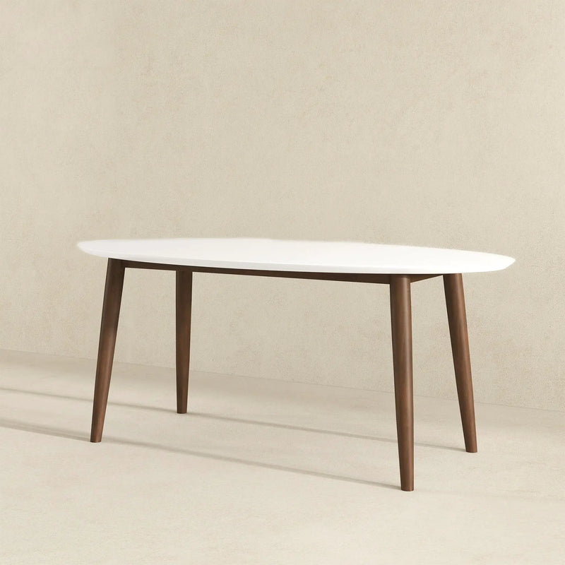 Ada - Mid-Century Modern Style Oval Dining Table by HouseOfZazla
