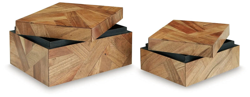Antford - Box Set (Set of 2) - Brown by Unique Piece Furniture