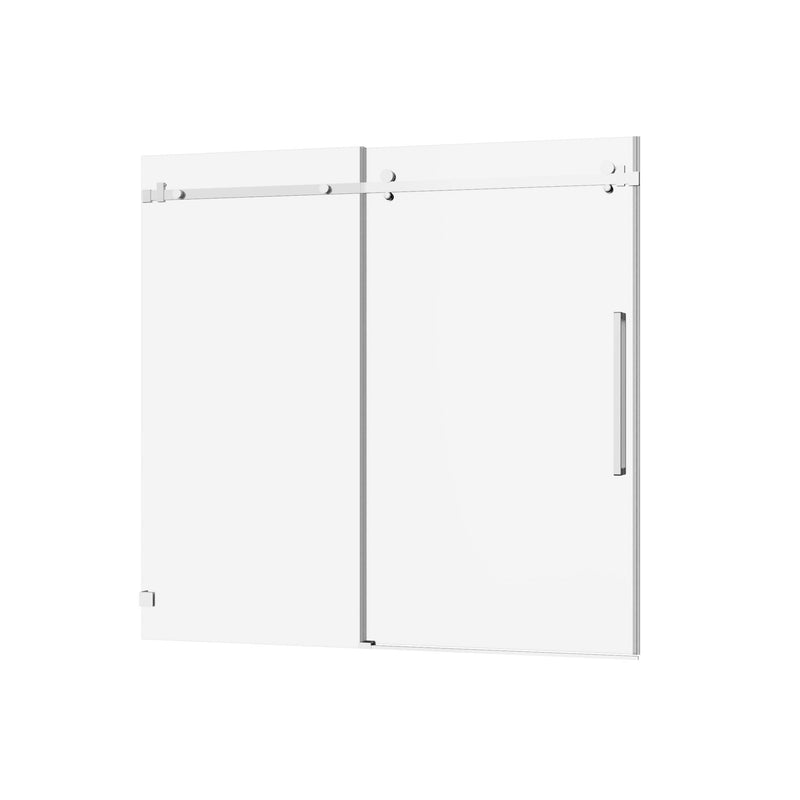 Frameless Tub Sliding Shower Door With Easy Clean Coating by HouseOfZazla