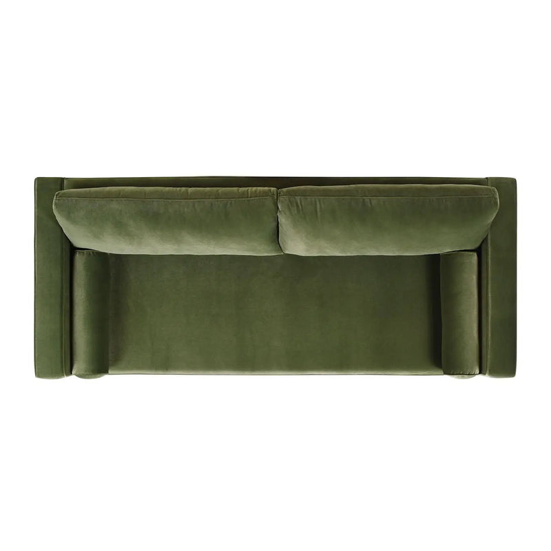 Nicholi - Mid-Century Modern Sofa - Olive Green by HouseOfZazla