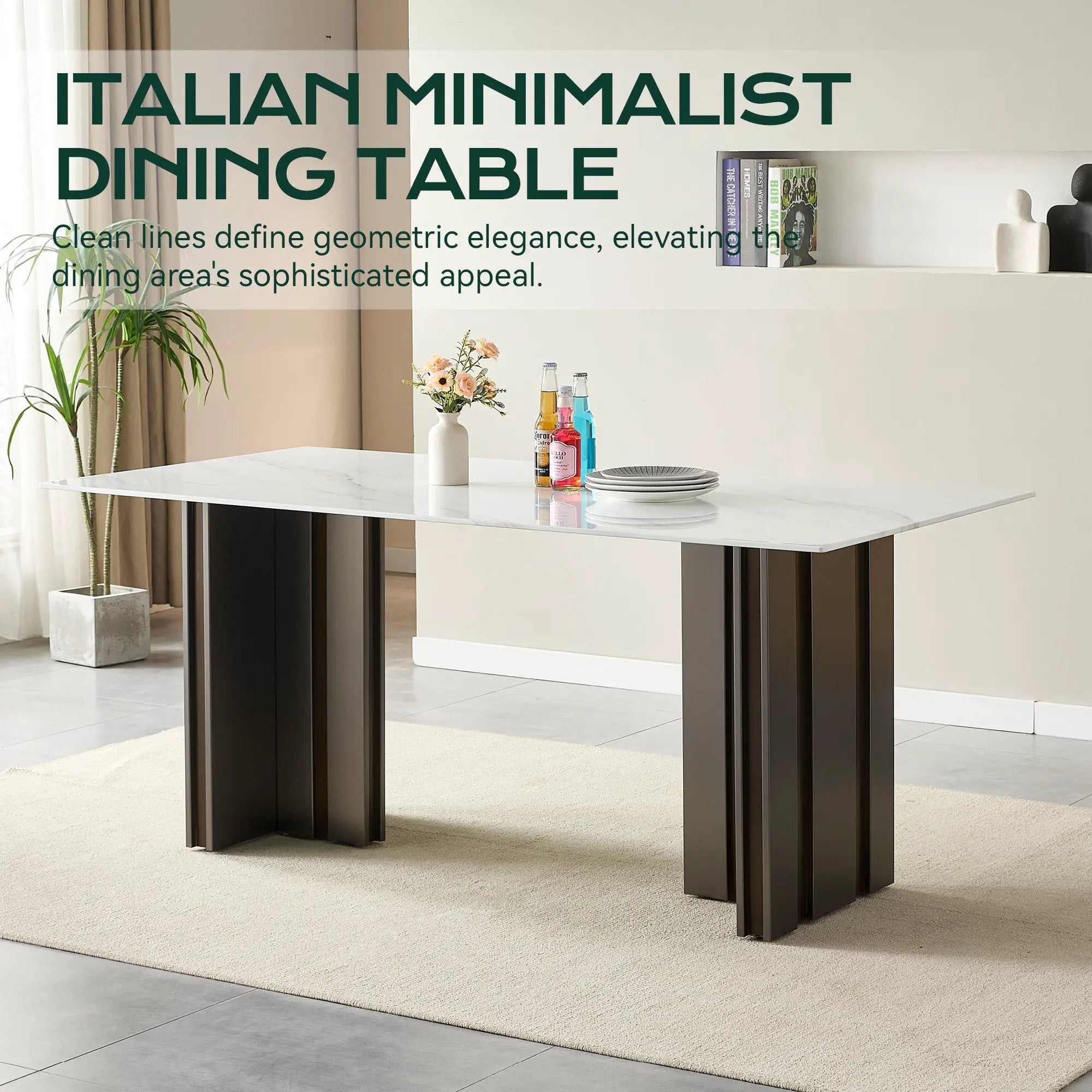 69.30 Inch Rectangular Dining Table by HouseOfZazla