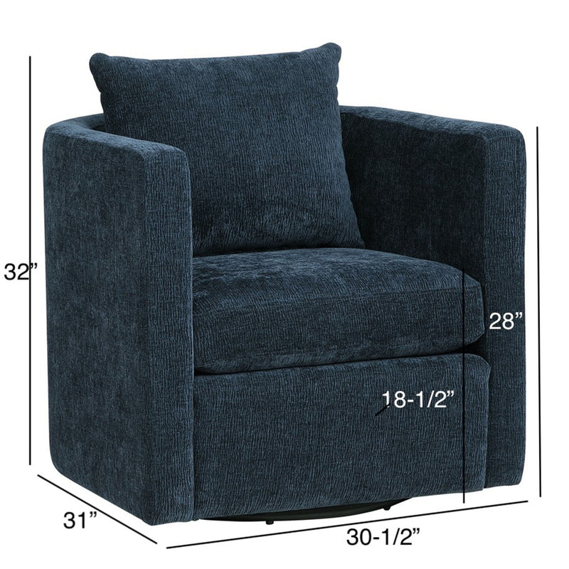 Sutton - Swivel Barrel Chair by HouseOfZazla