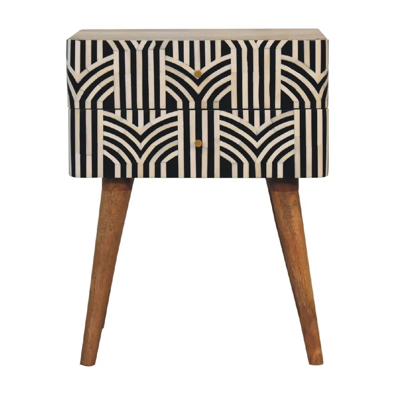 Edessa Bone Inlay Bedside by Unique Piece Furniture