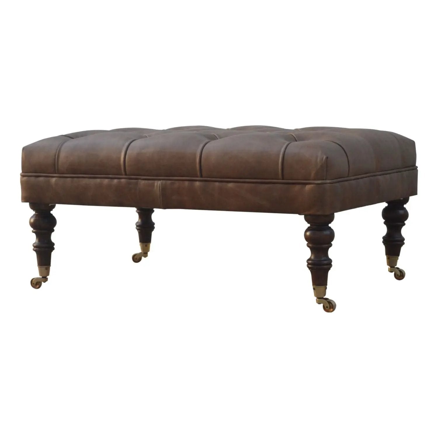 Buffalo - Ottoman With Castor Legs by Unique Piece Furniture