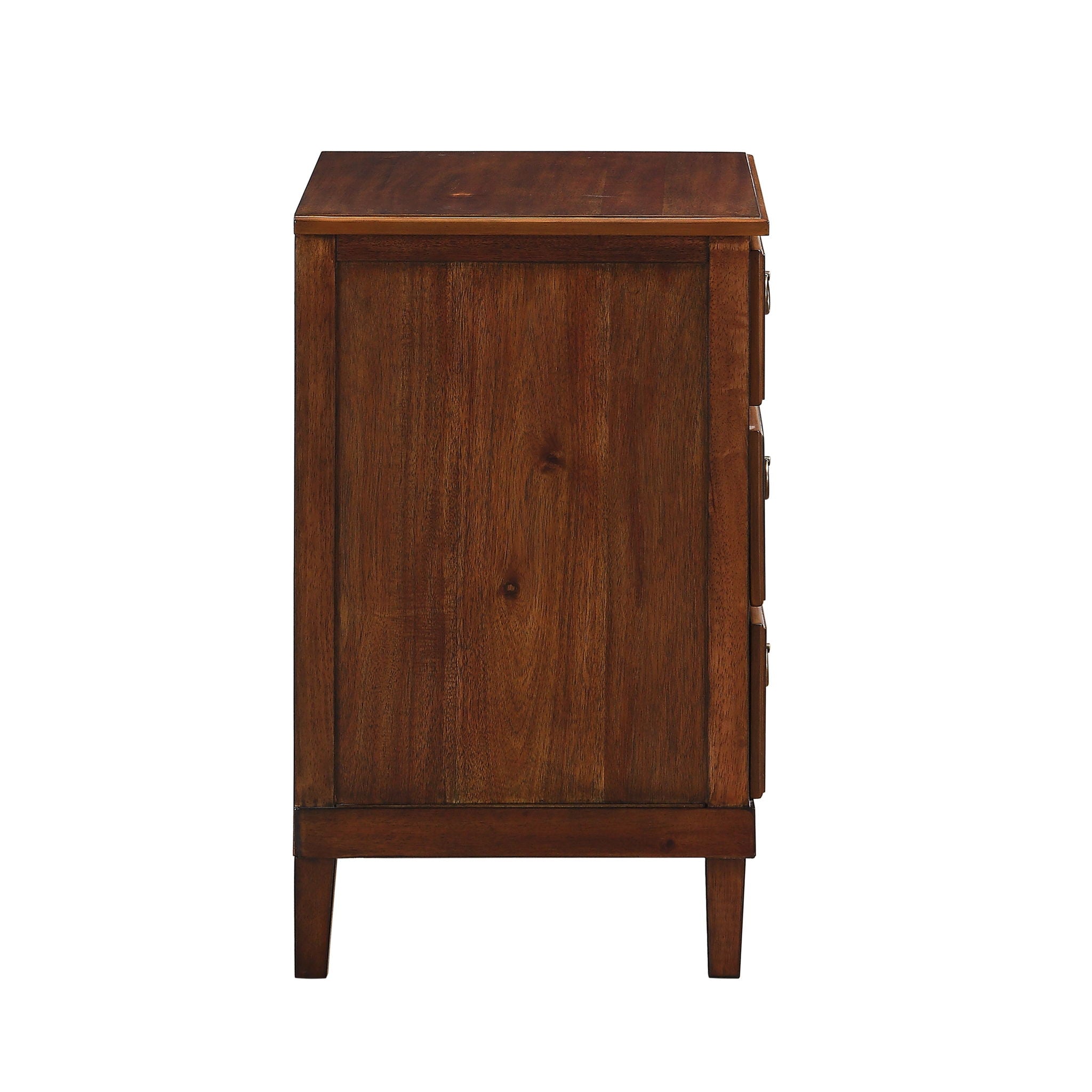 Chamberlin - 3 Drawer Nightstand - Brown by HouseOfZazla