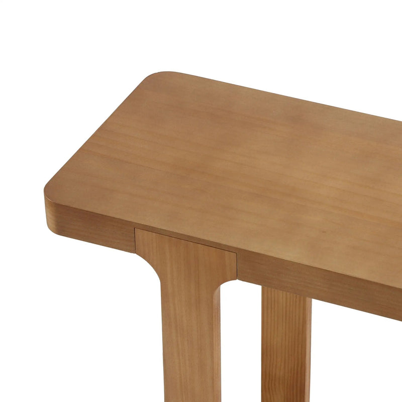 Console Table & Bottom Shelf - Walnut by HouseOfZazla
