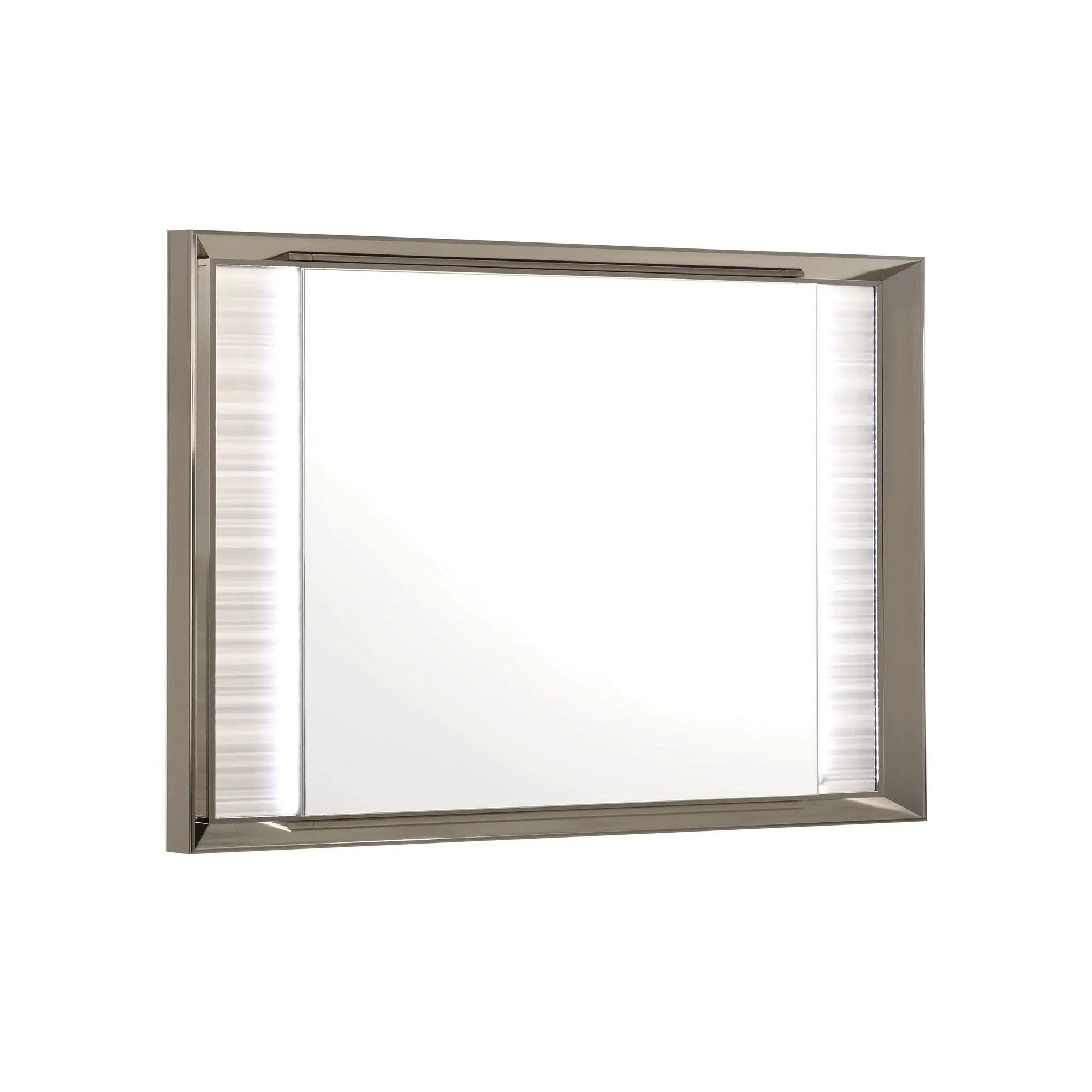 Star - Mirror With Built In LED And Frame - White by Unique Piece Furniture