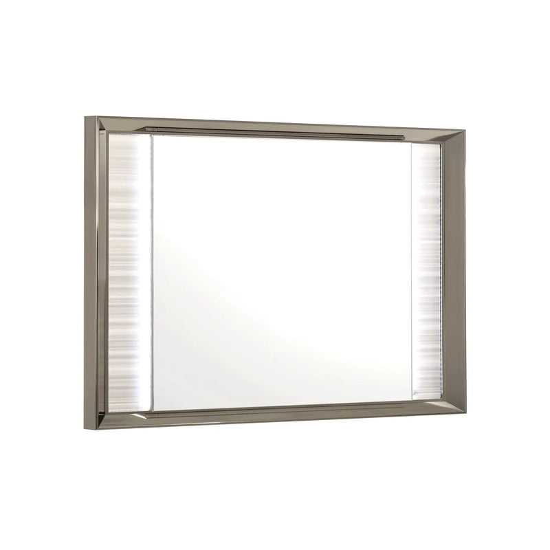 Star - Mirror With Built In LED And Frame - White by Unique Piece Furniture