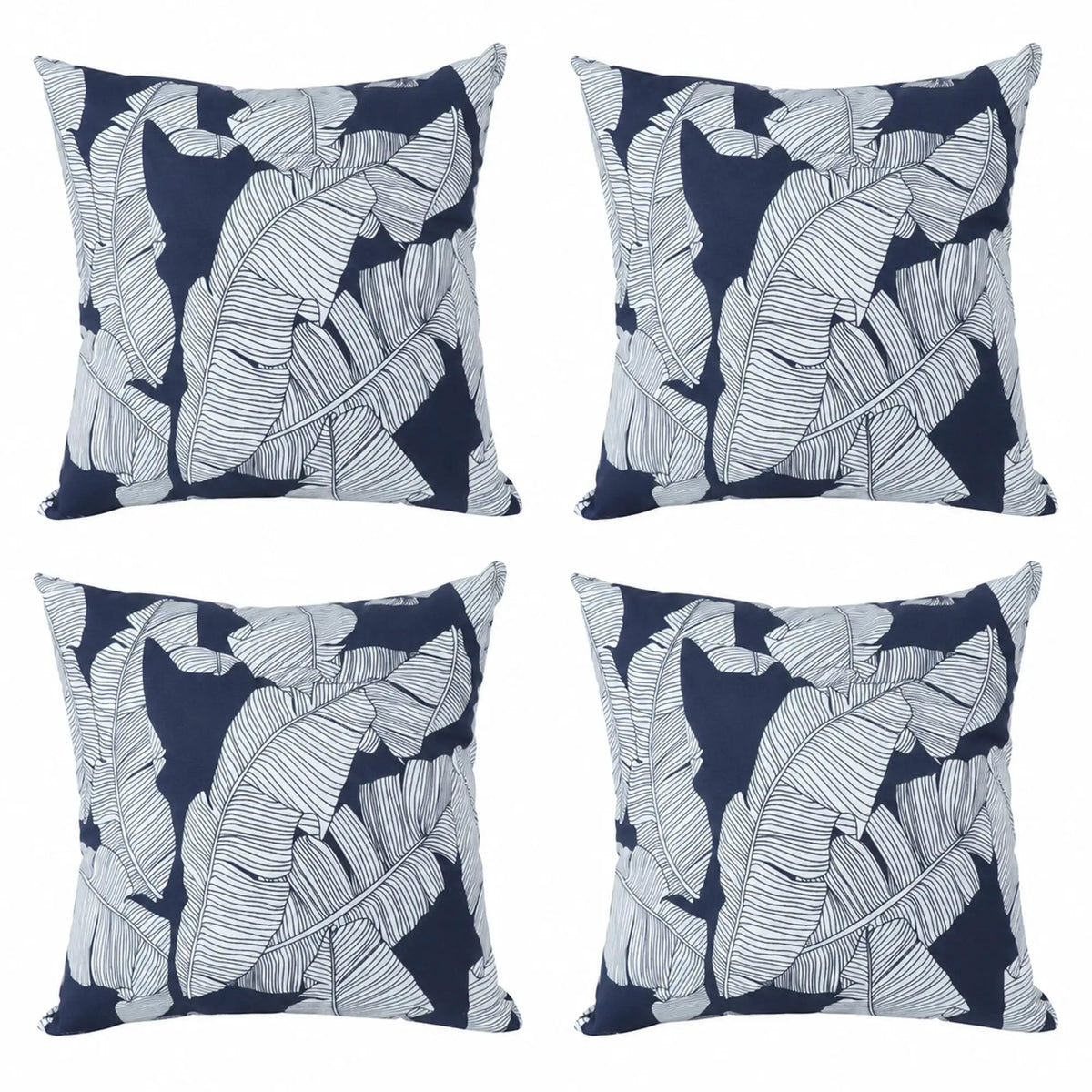4-Pack Outdoor Pillow Covers - Water-Repellent and Decorative by HouseOfZazla
