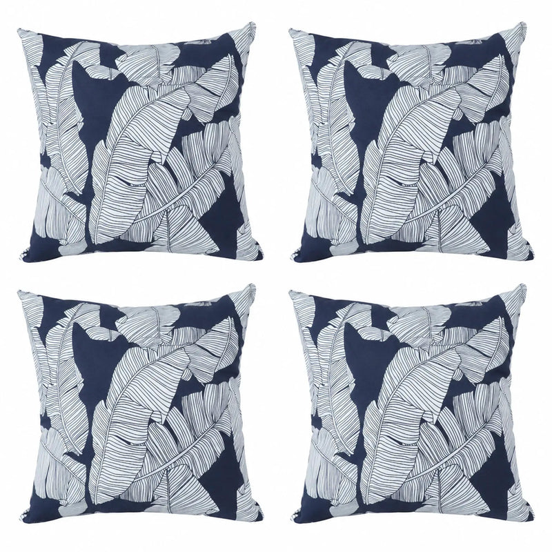 4-Pack Outdoor Pillow Covers - Water-Repellent and Decorative by HouseOfZazla