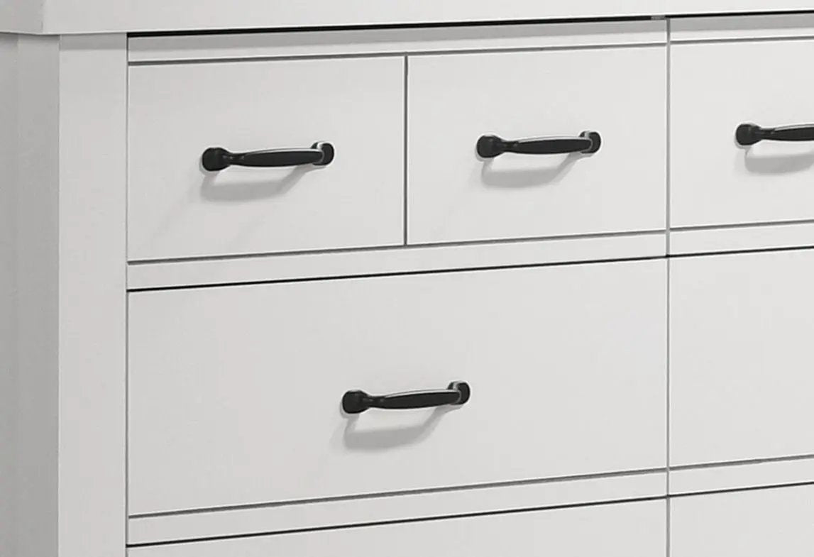 Cassini - 6 Drawer Dresser - White by Unique Piece Furniture
