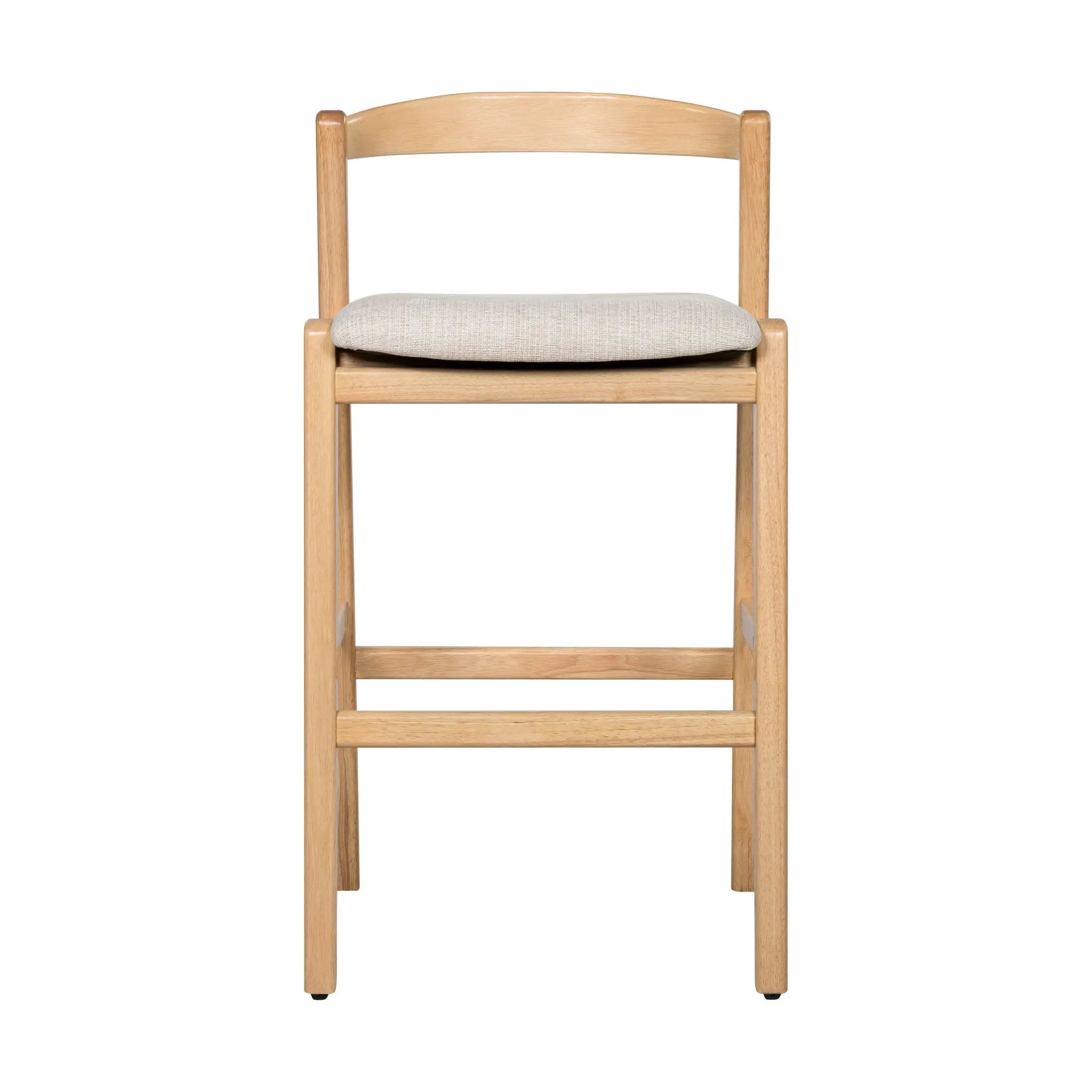Balmain Indoor Rubberwood Barstool by HouseOfZazla