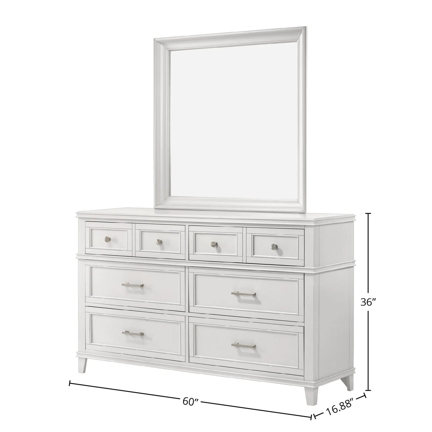 6 Drawer Dresser, Ample Storage by Unique Piece Furniture
