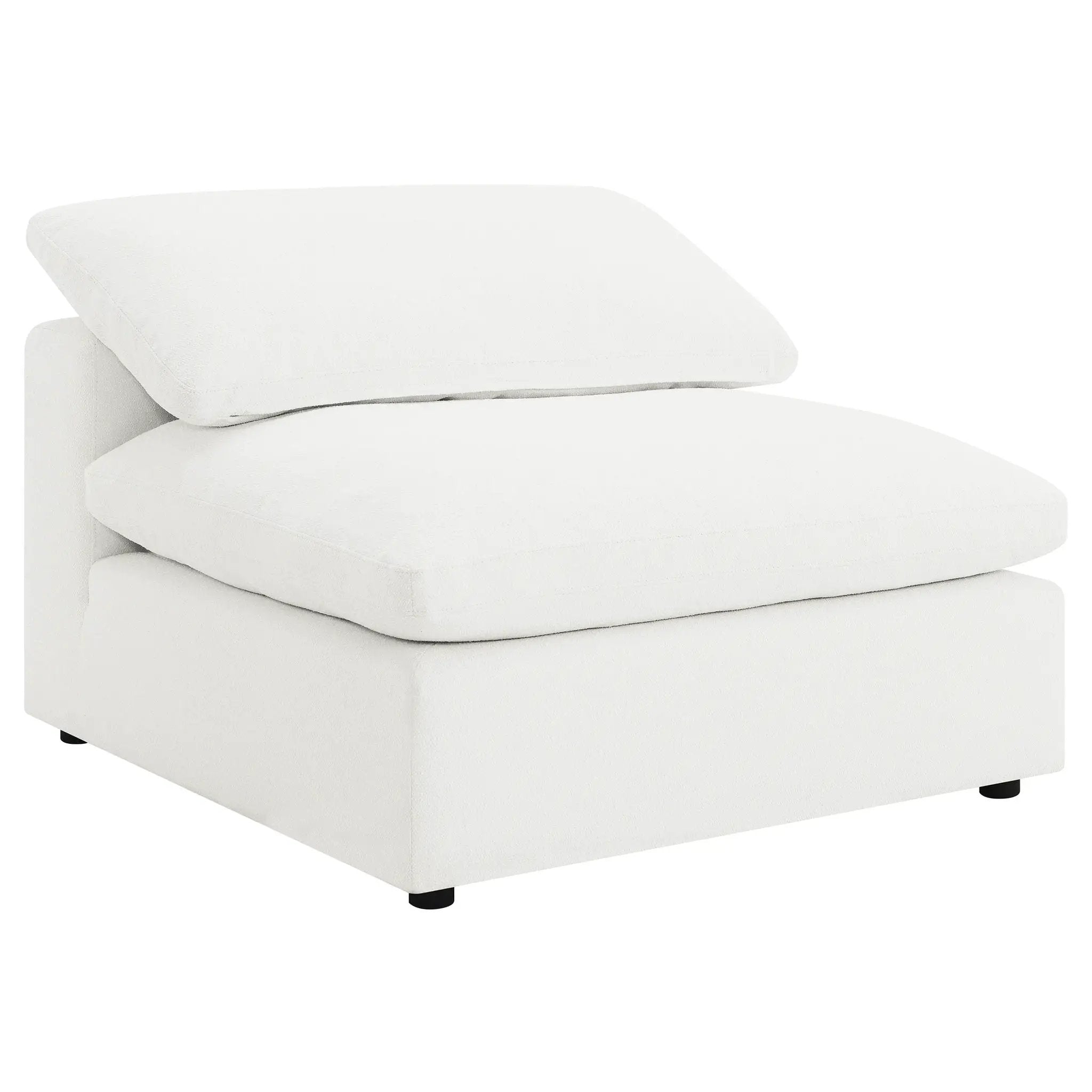 Raleigh 6-piece Boucle Upholstered Modular Sectional Ivory by Unique Piece Furniture