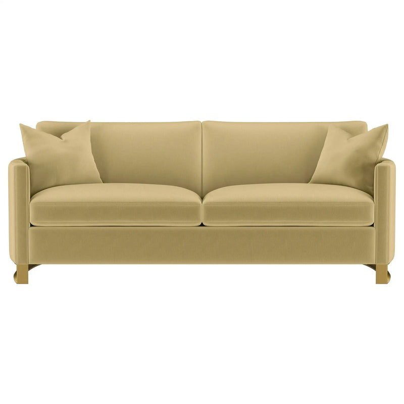Corliss 2-piece Velvet Upholstered Sofa Set Camel by Unique Piece Furniture
