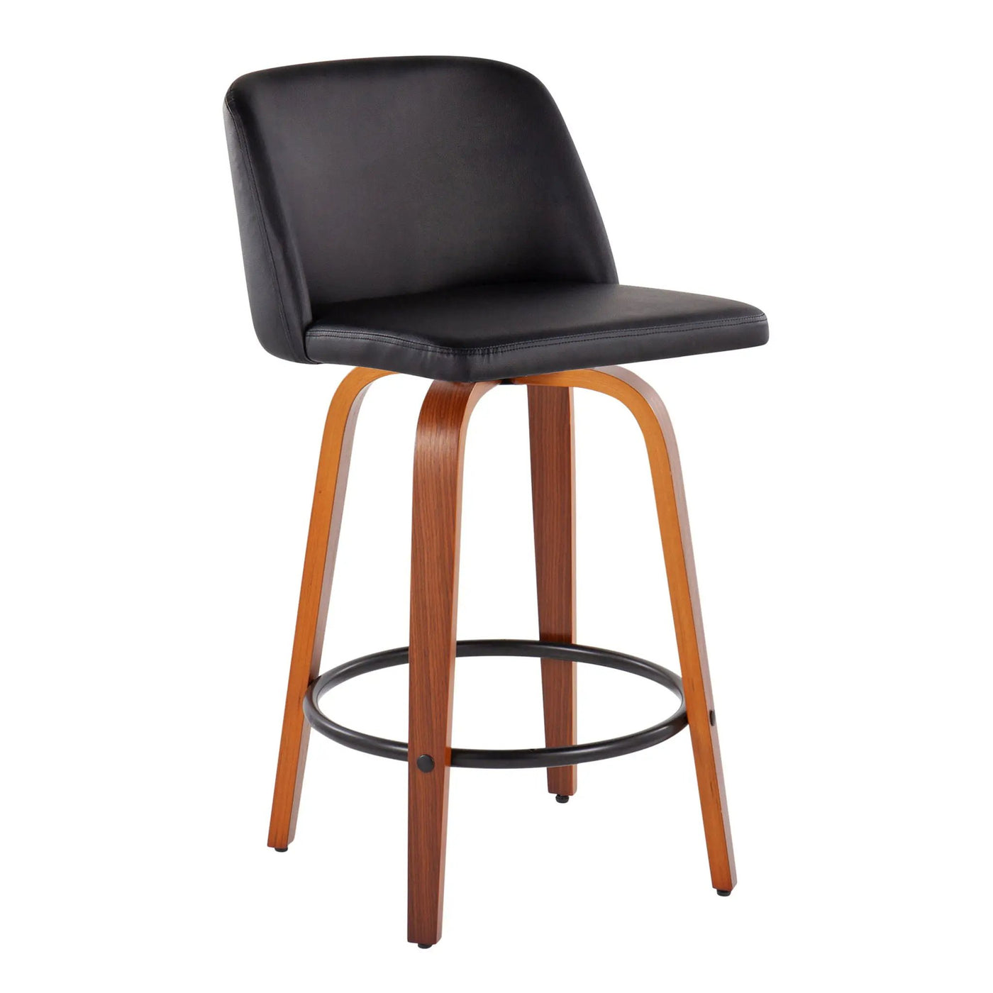 Toriano - Mid Century Modern, Counter Stool (Set of 2) by HouseOfZazla