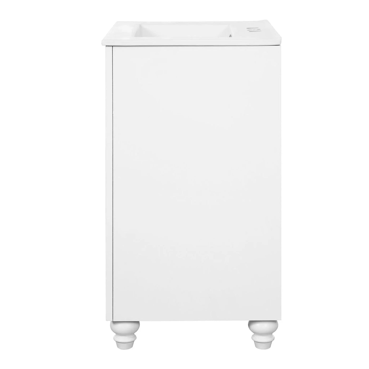 Bathroom Vanity With Ornate Elliptical Motif, Soft Close Hinges by HouseOfZazla