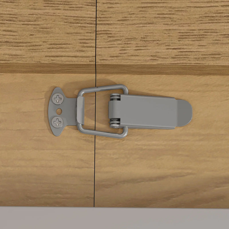 Retractable Square Dining Table, Seating 4 - 6 People, Cross Base With Stainless Steel Tubing, Expandable - Natural by HouseOfZazla