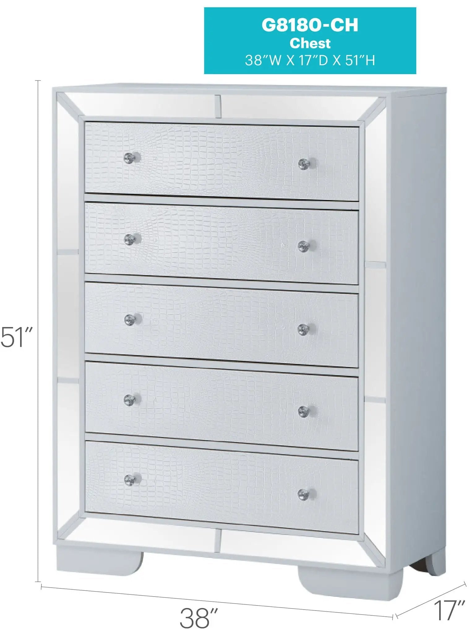 Storage Chest - White by Unique Piece Furniture