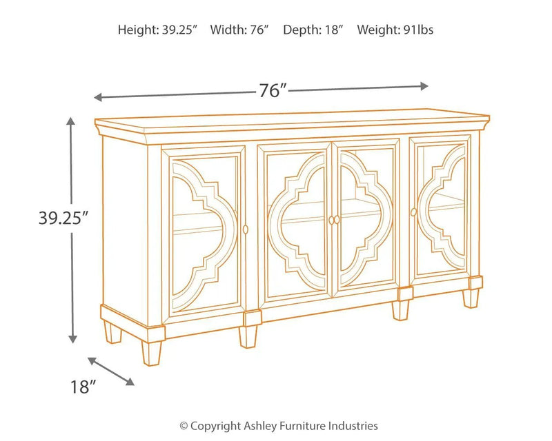 Fossil Ridge - Accent Cabinet - Gray by Unique Piece Furniture