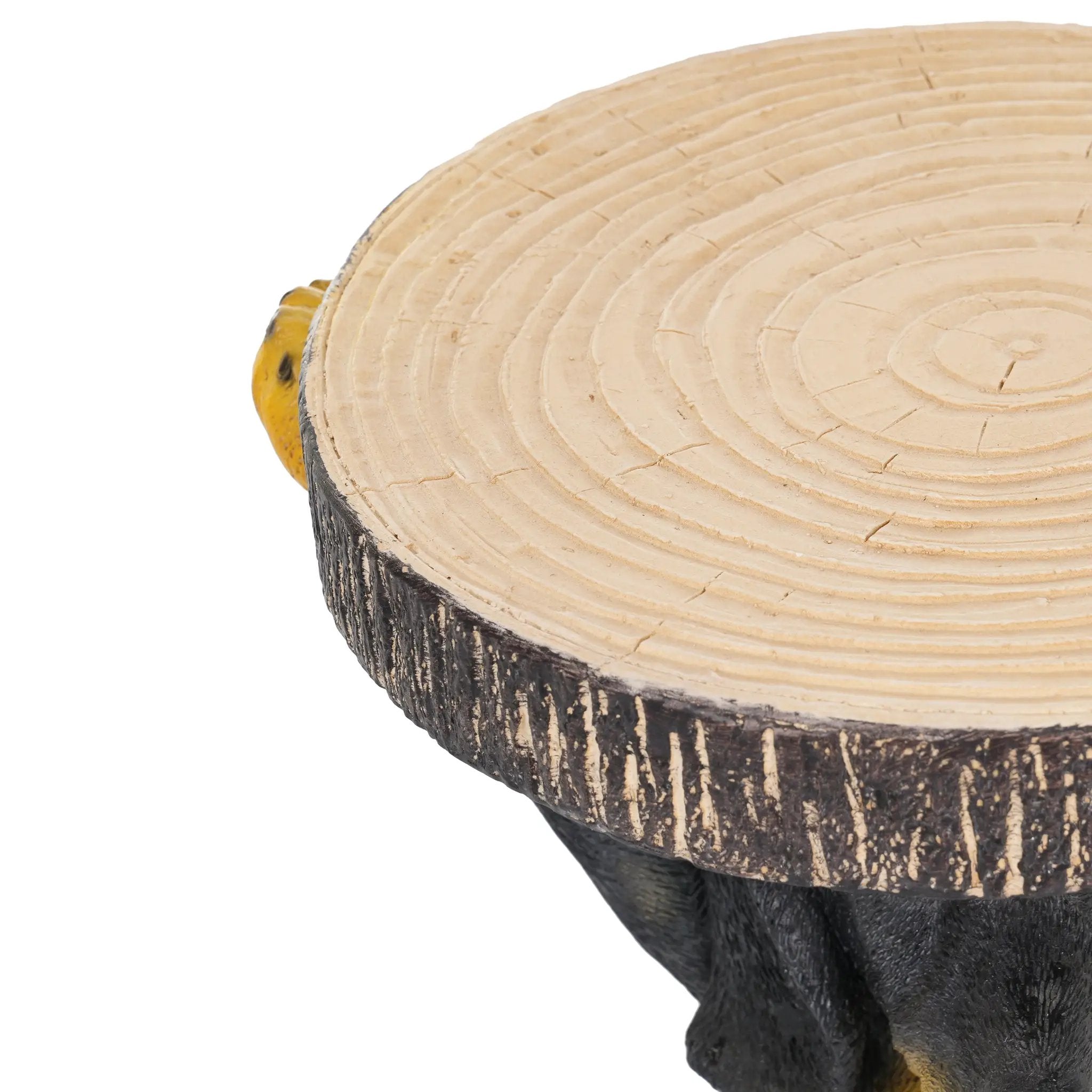 22.17'H Black Dog Side Table Pedestal End Table Stool by HouseOfZazla