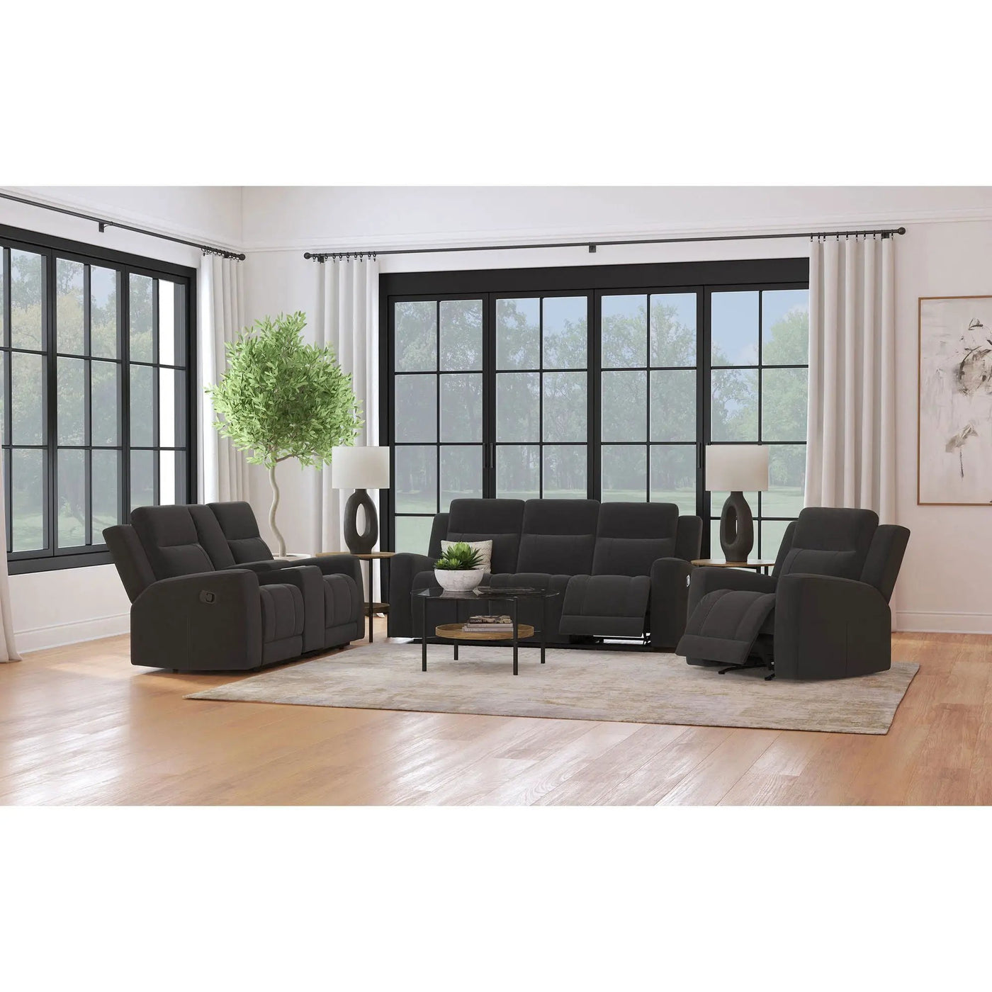 Slater - Reclining Sofa With Manual Recline by HouseOfZazla
