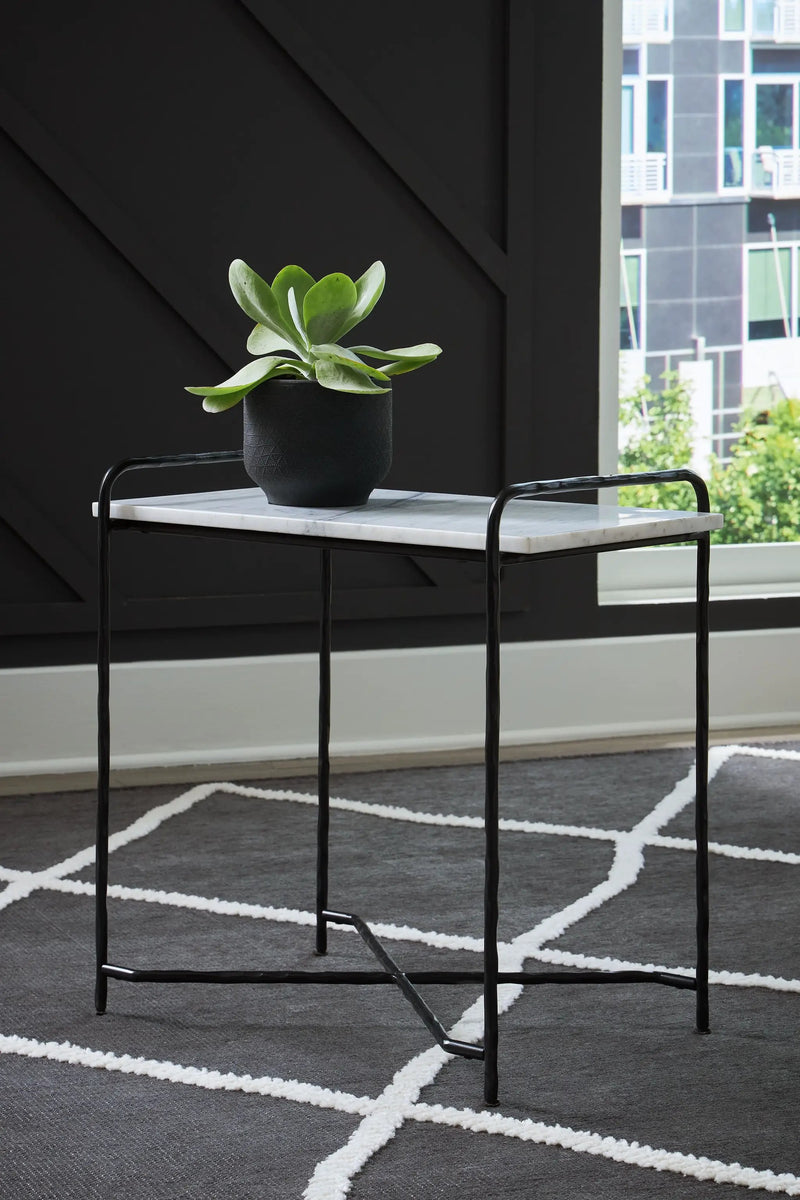 Ashber - Accent Table - White / Black by Unique Piece Furniture