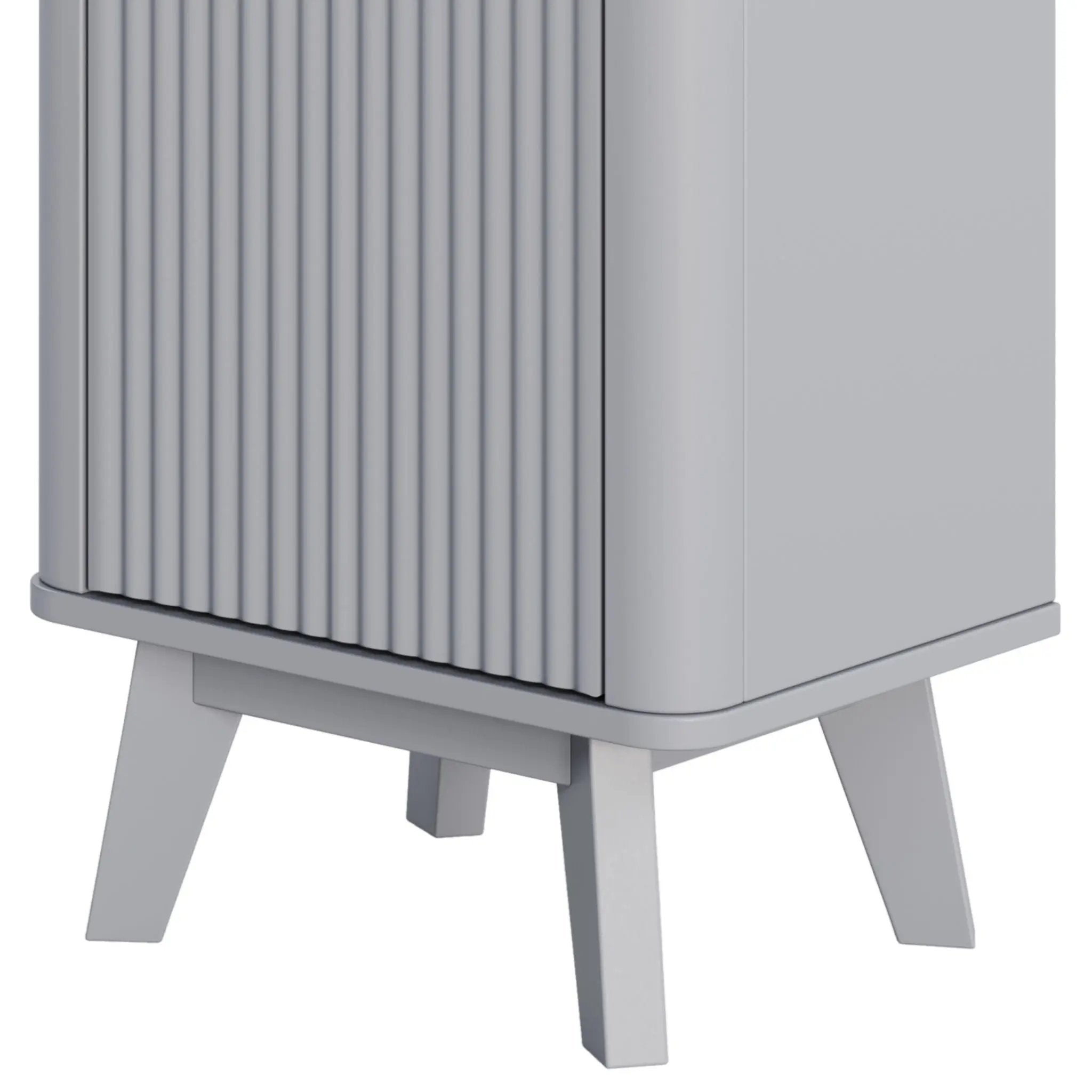 Tall Bathroom Storage Cabinet With Adjustable Shelves And 1 Drawer & Door by HouseOfZazla