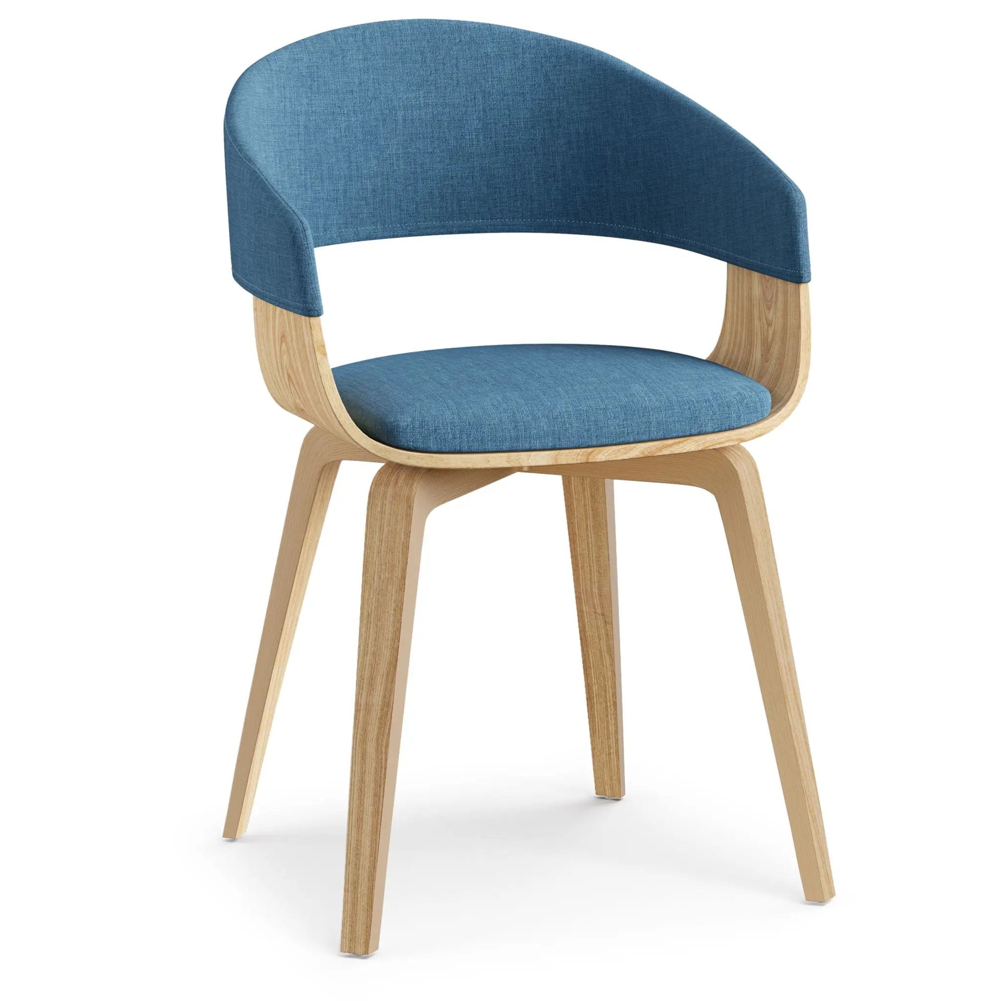 Lowell - Mid-Century Modern Bentwood Dining Chair by Unique Piece Furniture