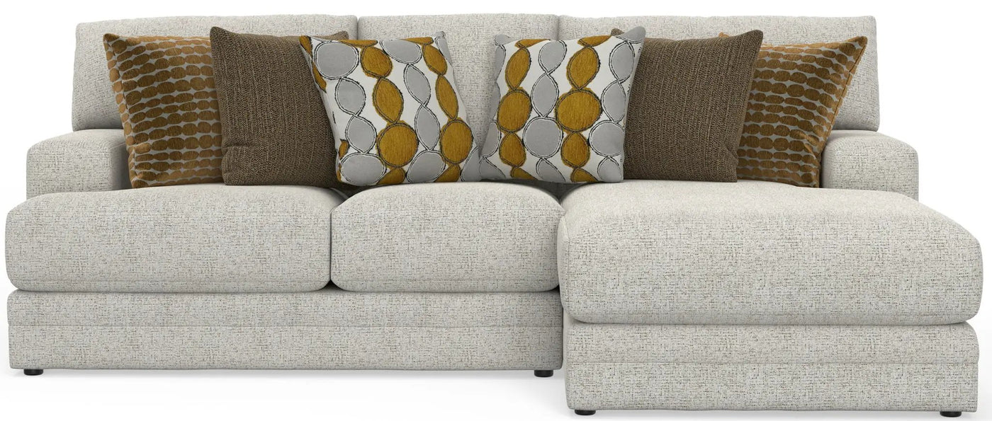 Tori - Sectional With Comfort Coil Seating And Accent Pillows Included by Unique Piece Furniture