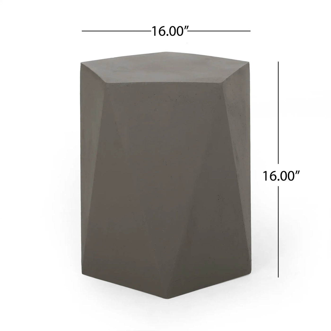 Side Table With Geometric Design by Unique Piece Furniture