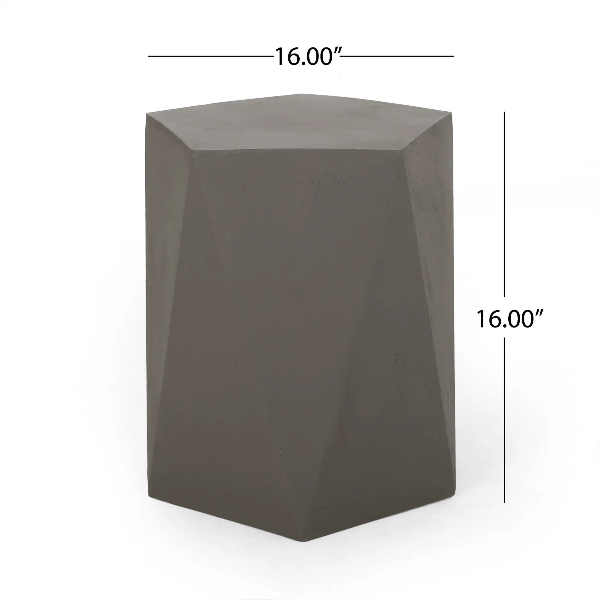 Side Table With Geometric Design by Unique Piece Furniture