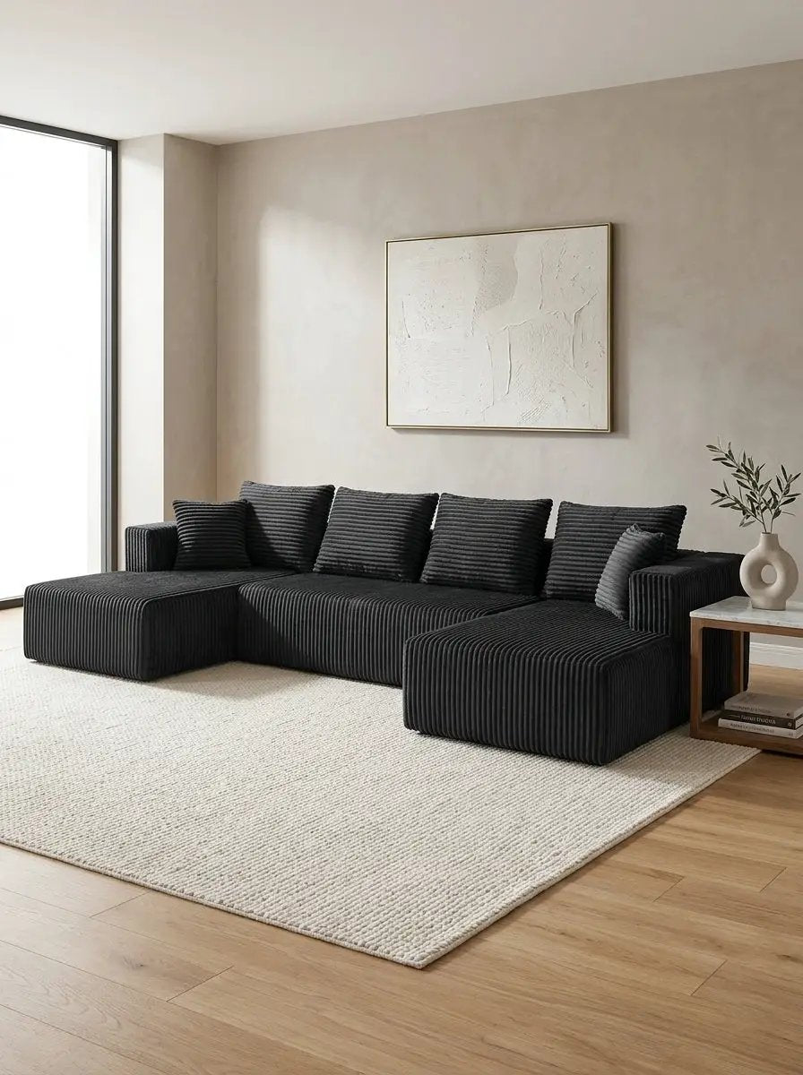 132.1 Inch Modular Sectional Sofa by HouseOfZazla