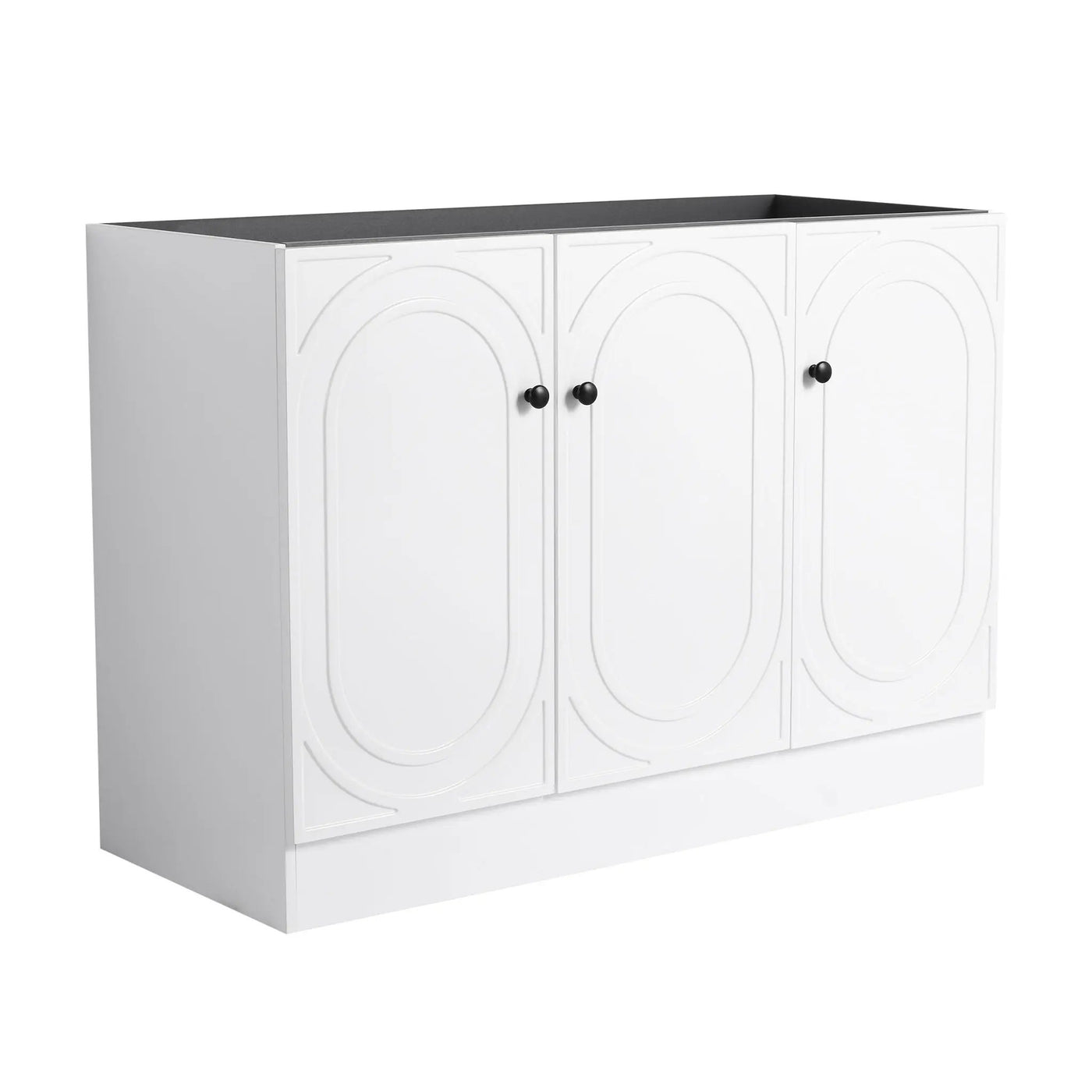 Modern Freestanding Bathroom Vanity With Soft Close Cabinet Doors by HouseOfZazla