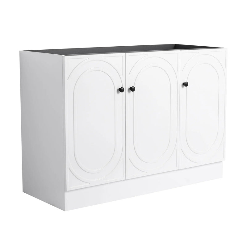 Modern Freestanding Bathroom Vanity With Soft Close Cabinet Doors by HouseOfZazla