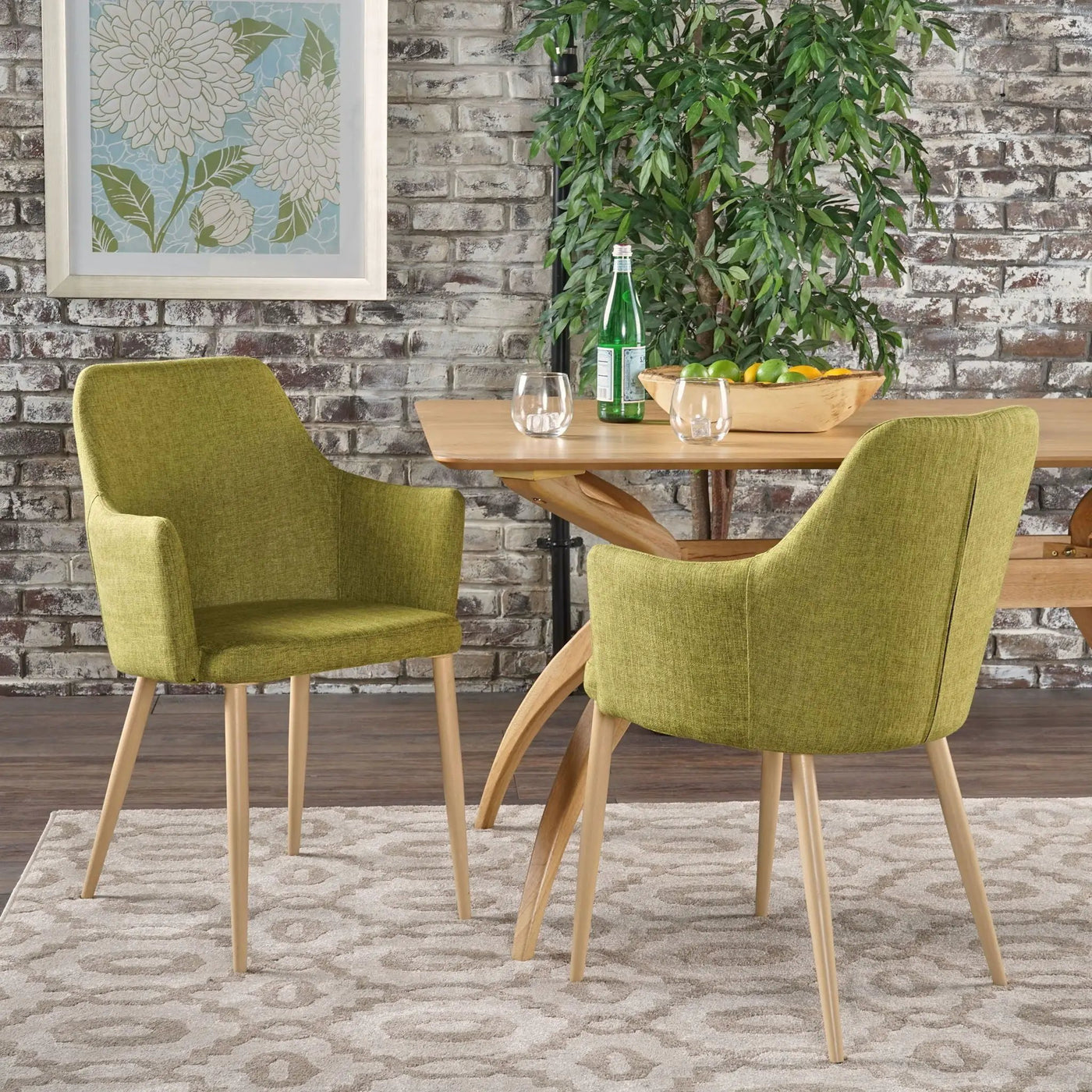 Elegant Dining Chair With Contoured Support by HouseOfZazla