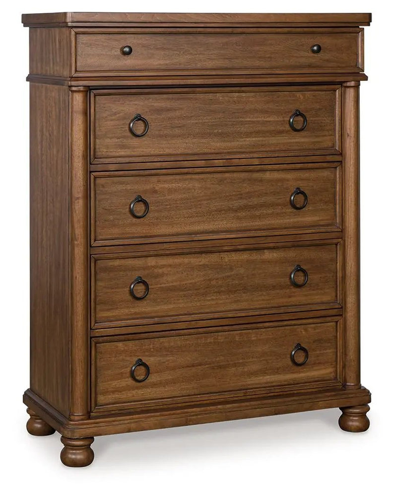 Rowlenstown - Five Drawer Chest by Unique Piece Furniture