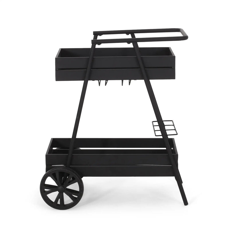 Modern Industrial Bar Cart by HouseOfZazla
