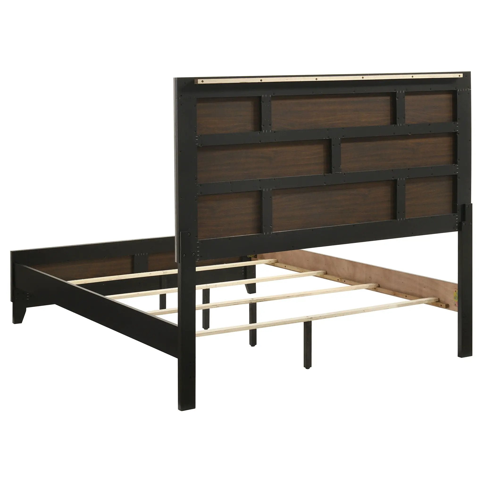 Valen Wood Queen Panel Bed Light Taupe by Unique Piece Furniture