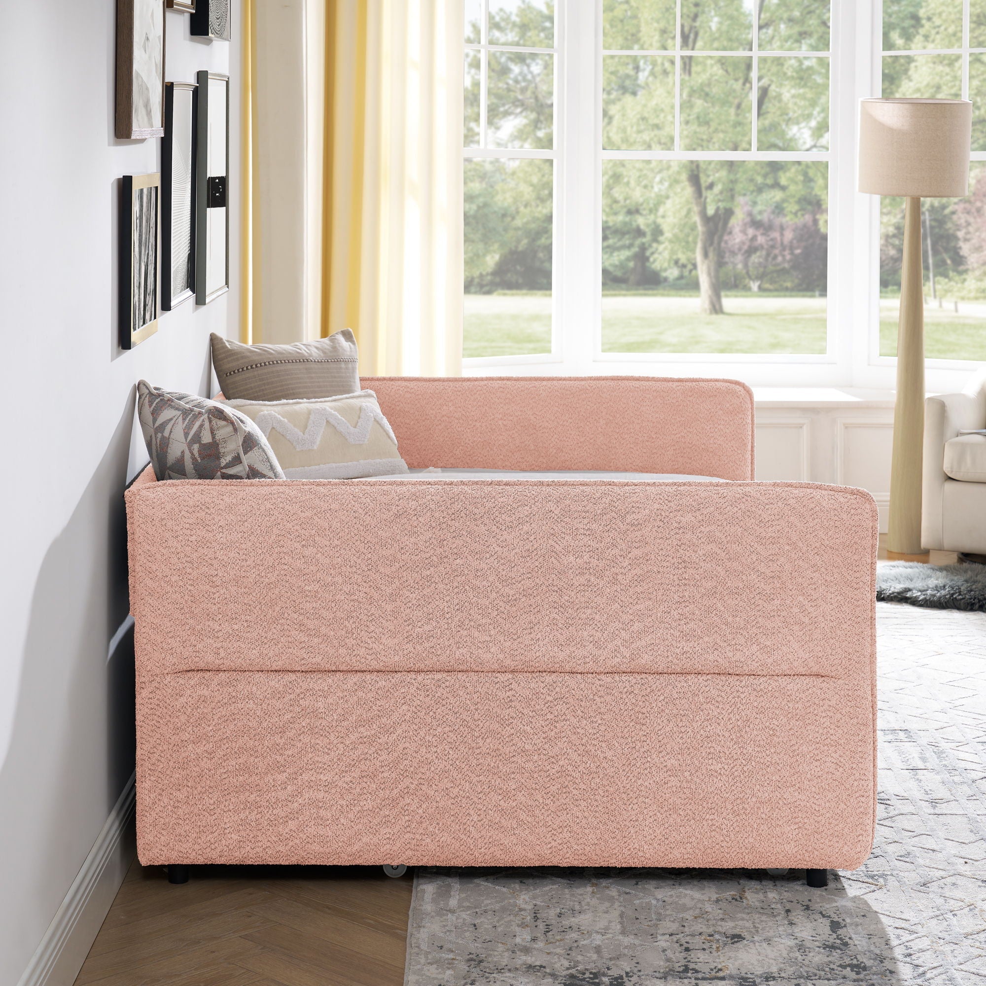 Upholstered Daybed With Pop Up Trundle by Unique Piece Furniture