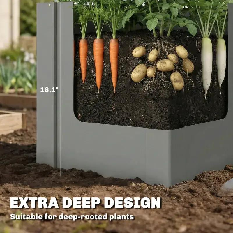 Balcony Planter Bed, Outdoor Planter Box by HouseOfZazla