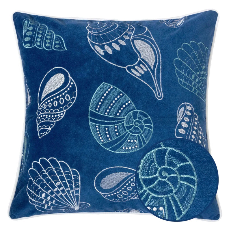 Seashells Pillow Cover by Unique Piece Furniture