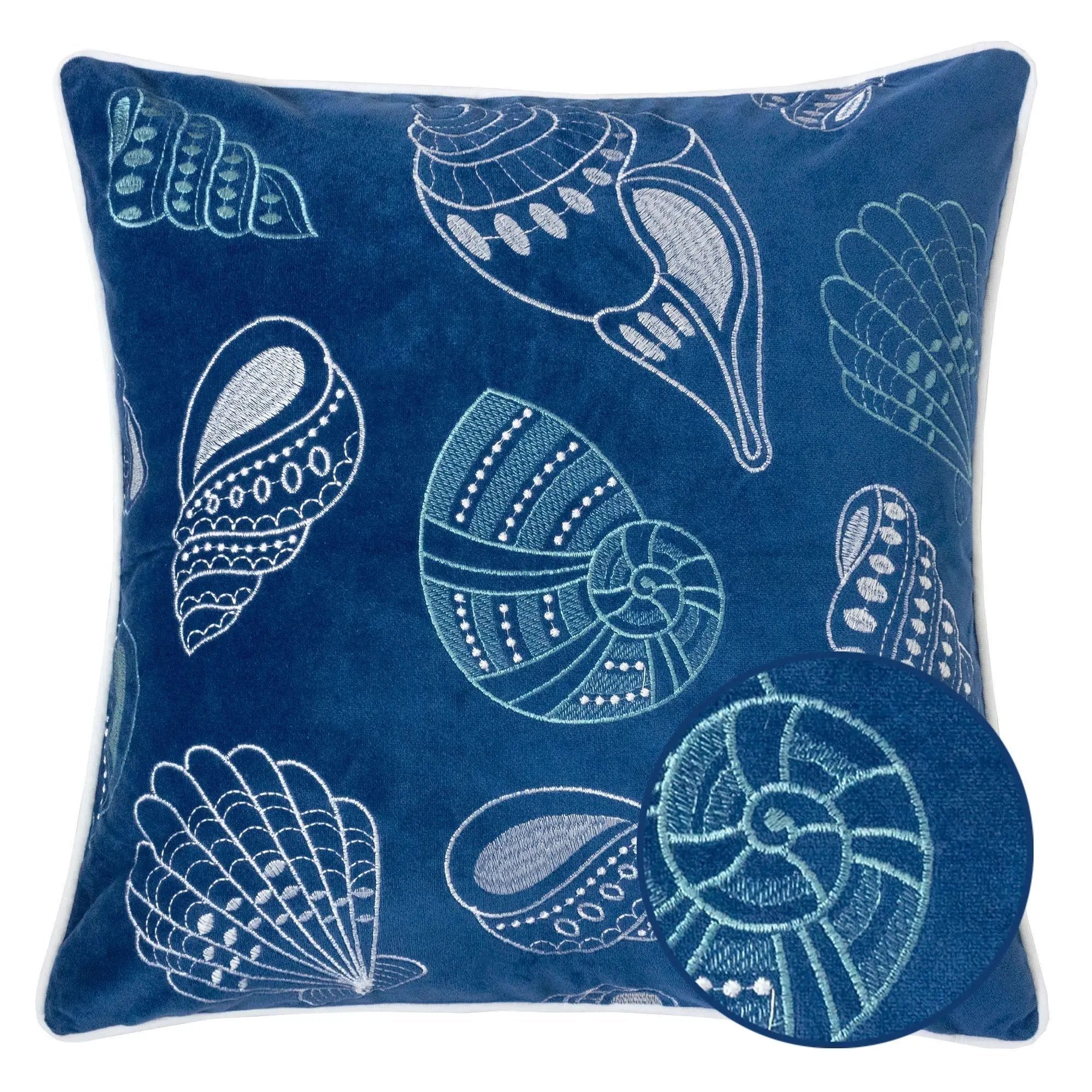Seashells Pillow Cover by Unique Piece Furniture